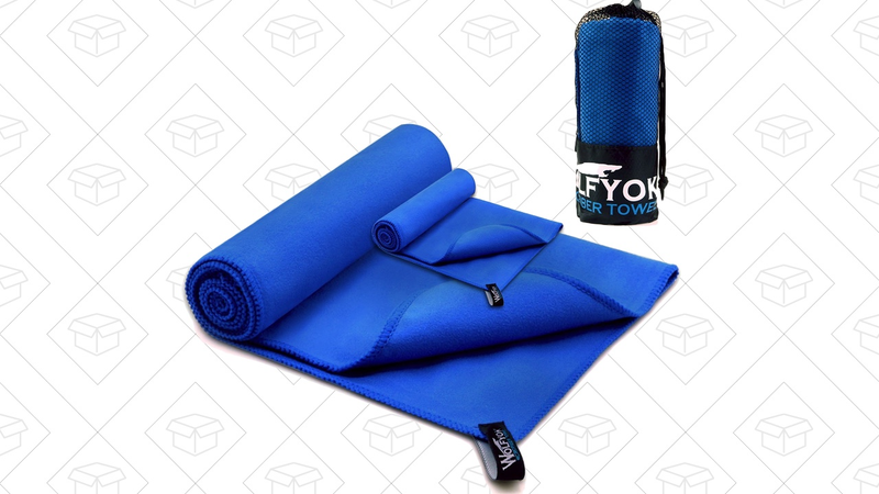 2-Pack Microfiber Towels, $10 with code 3Y3ANXC4